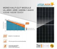 Ulica Solar UL-455M - 144HV Black Frame (Palettenverkauf)